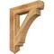 Ekena Millwork Imperial Arts & Crafts Rough Sawn Bracket, Western Red Cedar, 6"W x 34"D x 38"H BKT06X34X38IMP03RWR - alternate 1